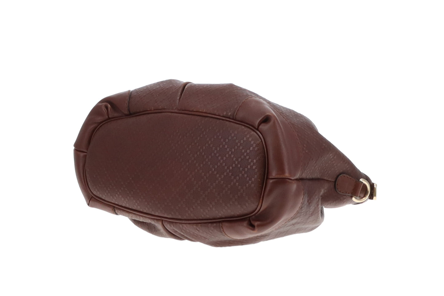 Gucci Sukey Brown In Diamante Patterned Leather