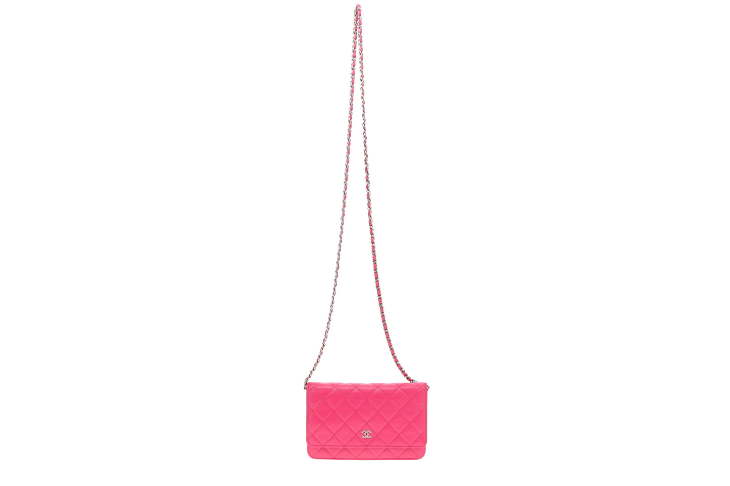Chanel Wallet on Chain Hot Pink Caviar SHW 2015/16