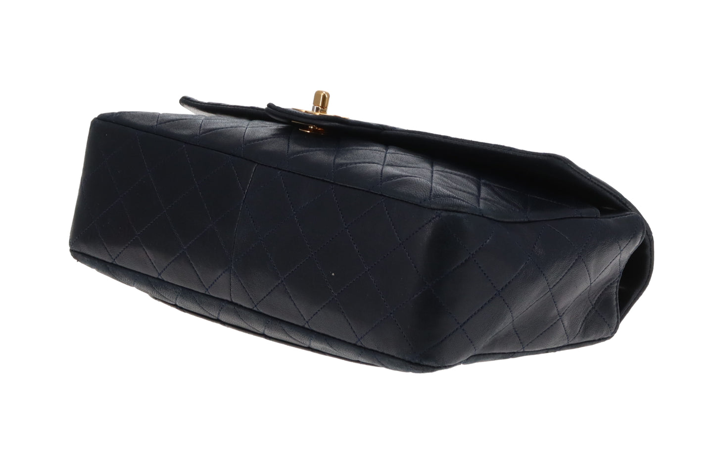 Chanel Classic Flap Vintage Navy With Removable Purse 1989/91