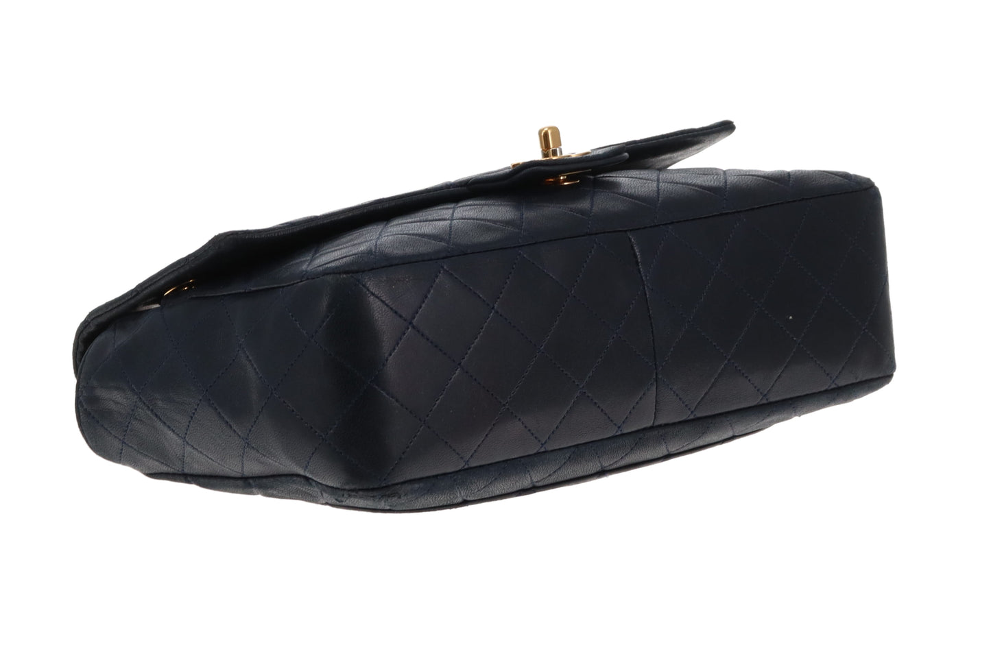 Chanel Classic Flap Vintage Navy With Removable Purse 1989/91