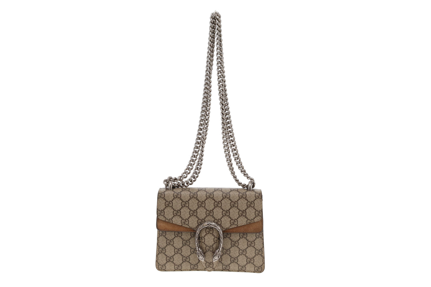 Gucci Dionysus Mini Square GG Supreme and Beige