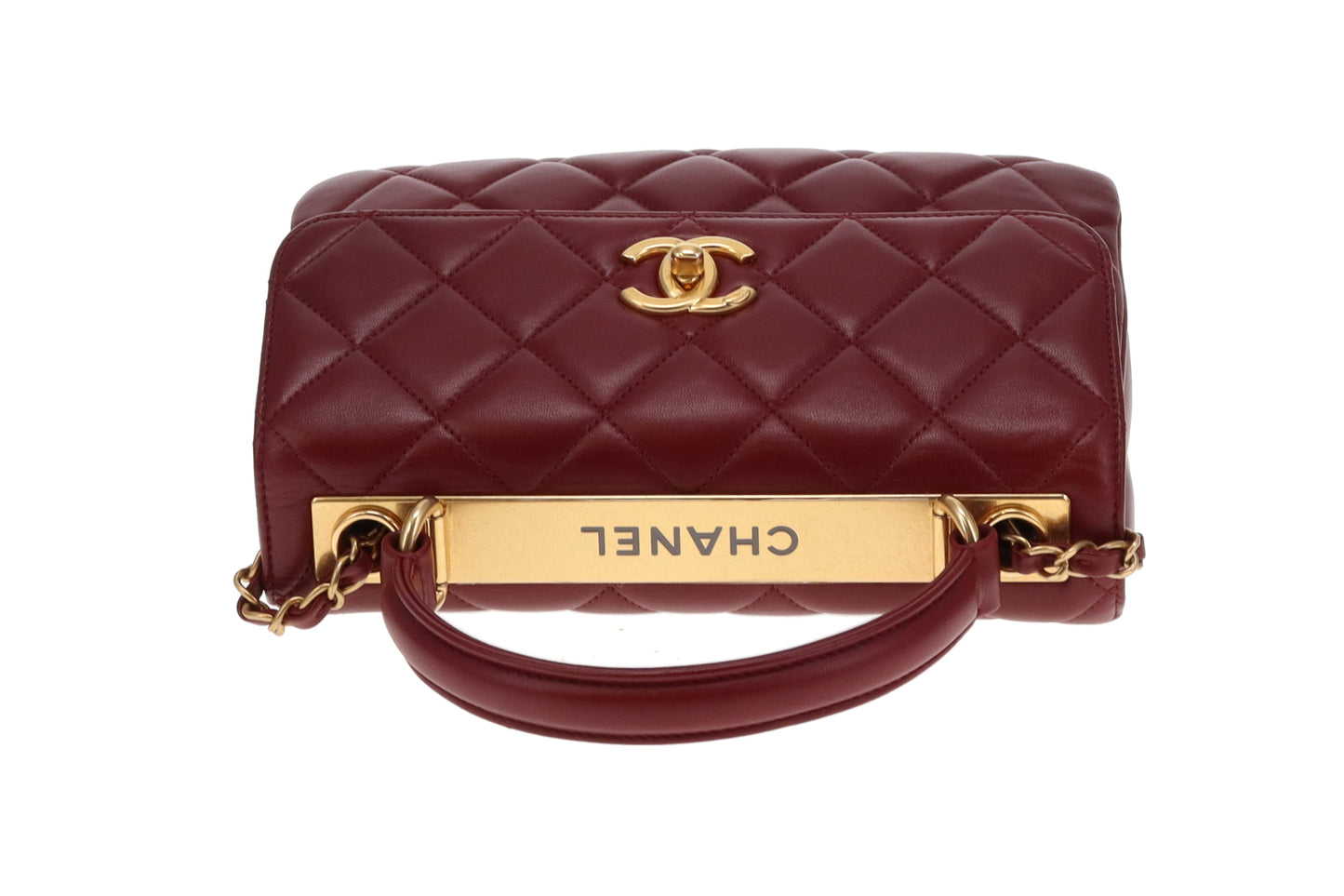 Chanel Trendy Small Burgundy Lambskin GHW 2015/16