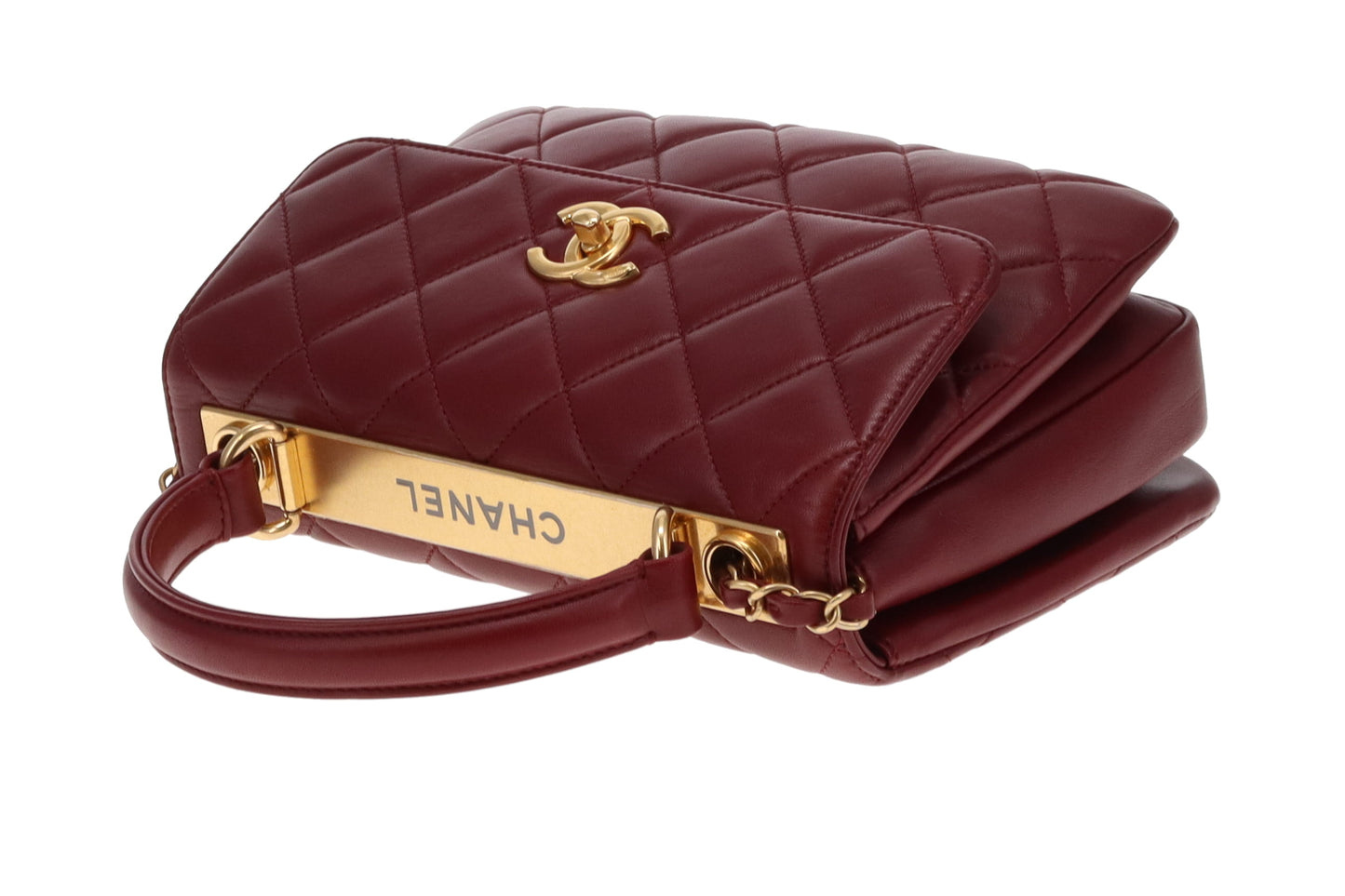 Chanel Trendy Small Burgundy Lambskin GHW 2015/16