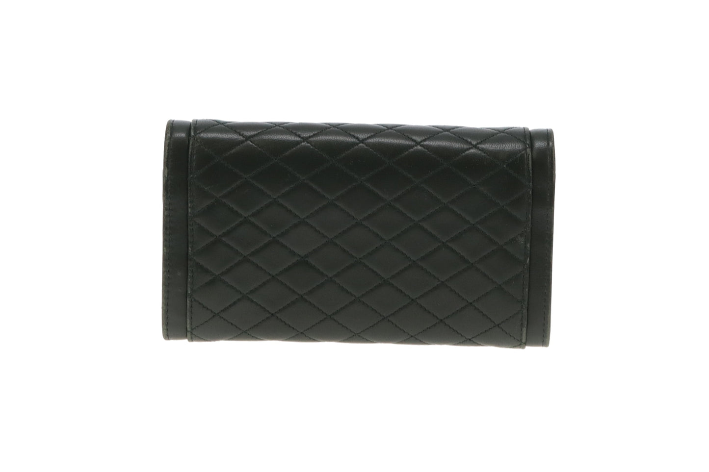 Saint Laurent Gaby Envelope Wallet Green Lambskin 2022