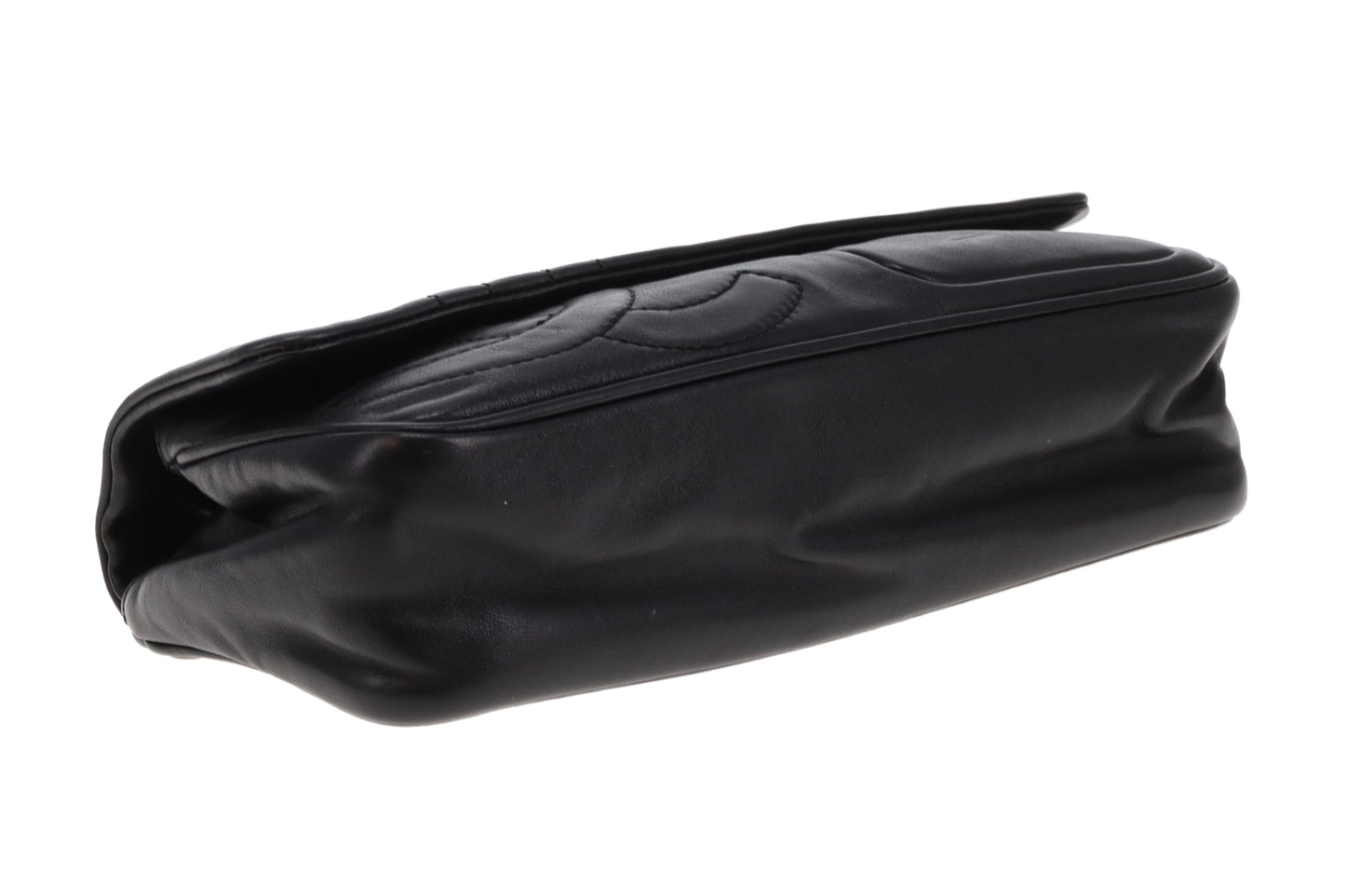 Chanel Diagonal CC Flap Bag Black Lamskin 2006/08