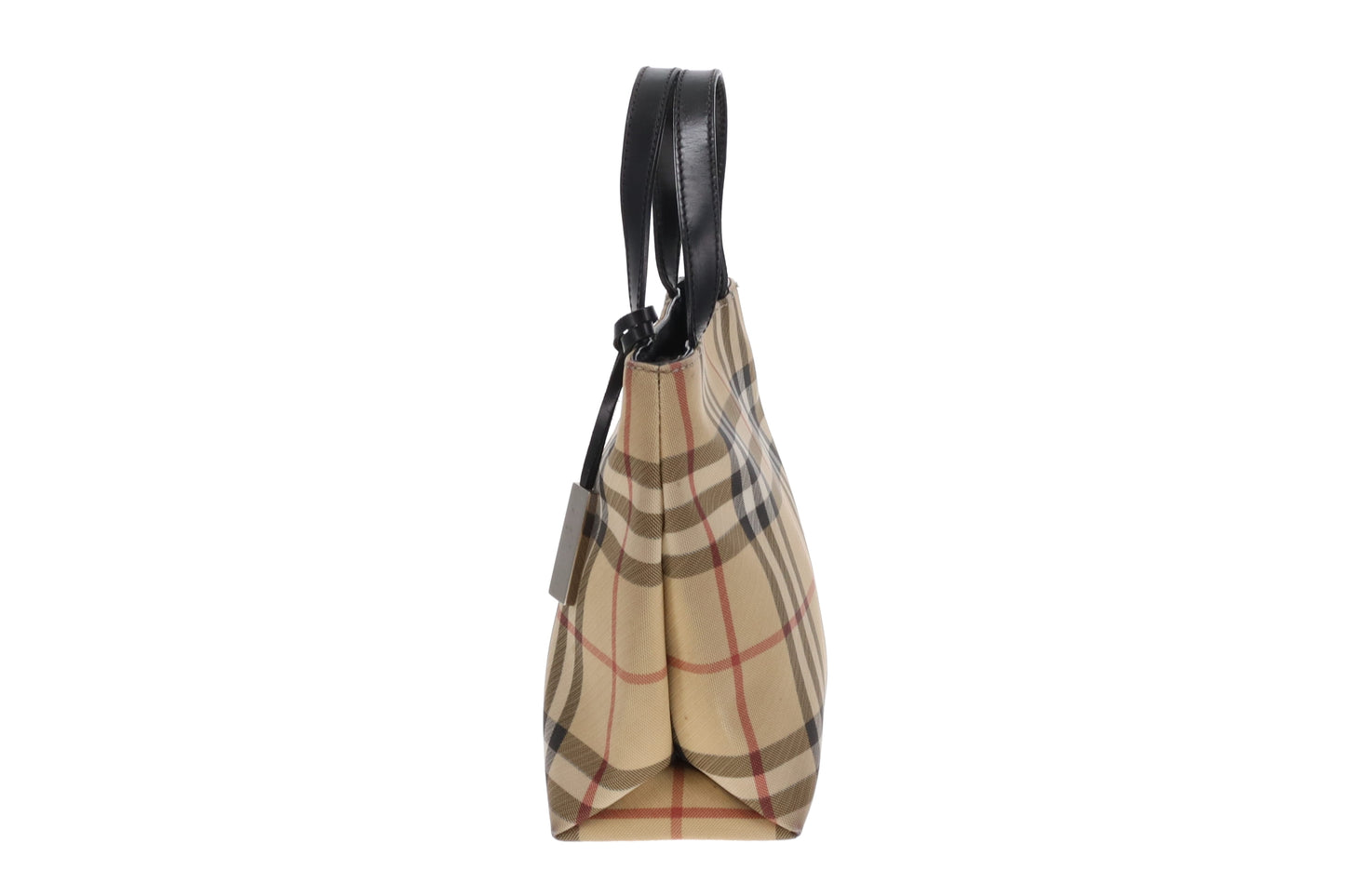 Burberry Mini Top Handle Tote Check