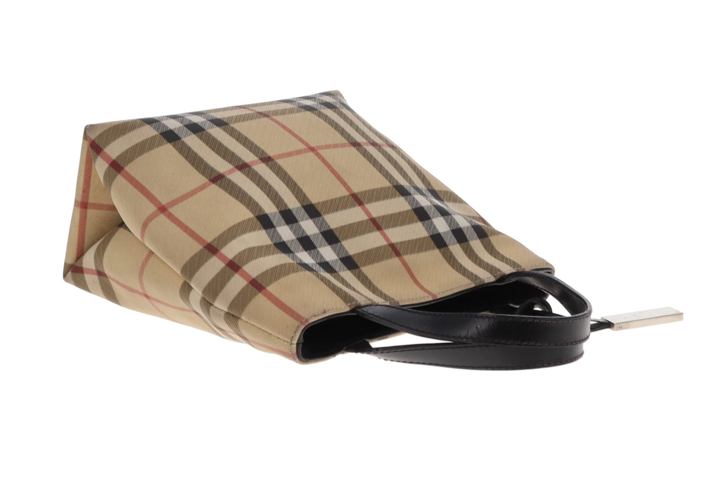 Burberry Mini Top Handle Tote Check