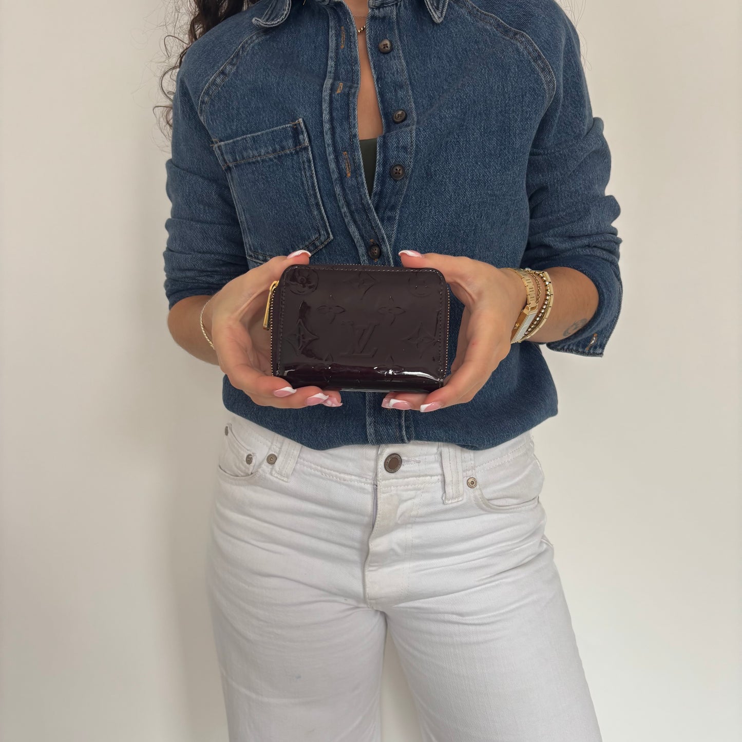 Louis Vuitton Zippy Compact Wallet Vernis Amarante