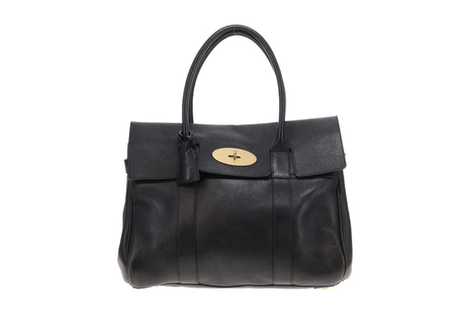 Mulberry Bayswater Black Leather GHW