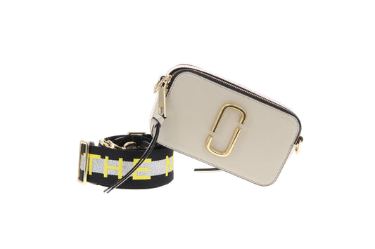 Marc Jacobs The Snapshot In Grey/Pink/Chalk