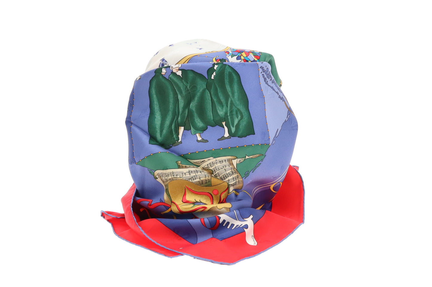 Hermes Le Carnaval de Venise Scarf 90 100% Silk
