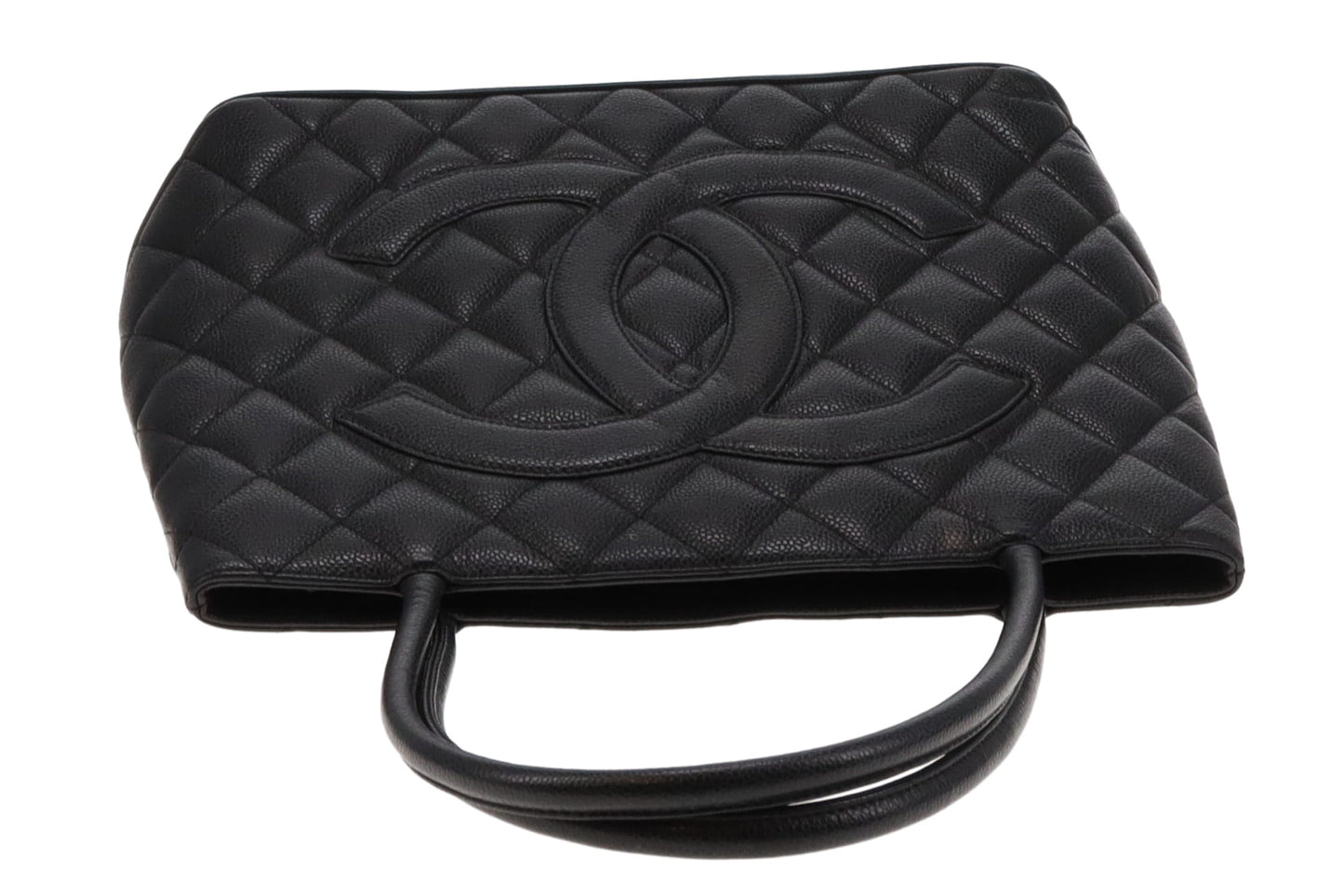Chanel Black Caviar Vintage Medallion Tote Bag 2004/05