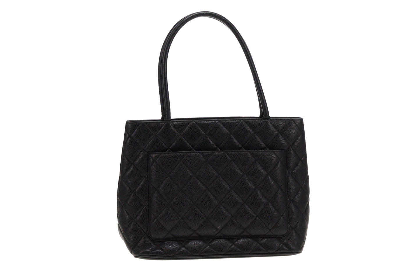 Chanel Black Caviar Vintage Medallion Tote Bag 2004/05
