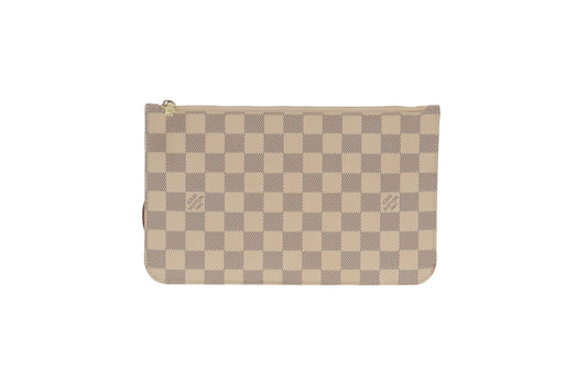 Louis Vuitton Neverfull Pochette Damier Azur MS0148