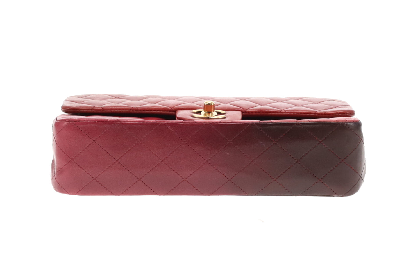 Chanel Classic Double Flap Medium Burgundy Tonal Ombre 2009/10