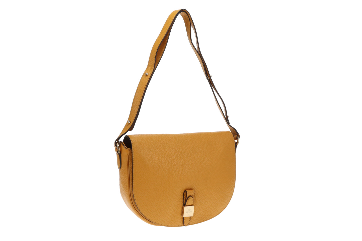 Mulberry Tessie Satchel Small Classic Grain Deep Amber