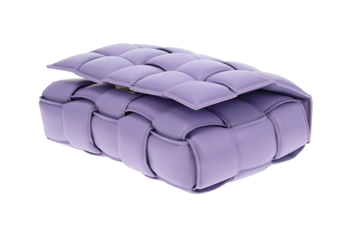 Bottega Veneta Cassette Padded In Lavender Nappa Leather