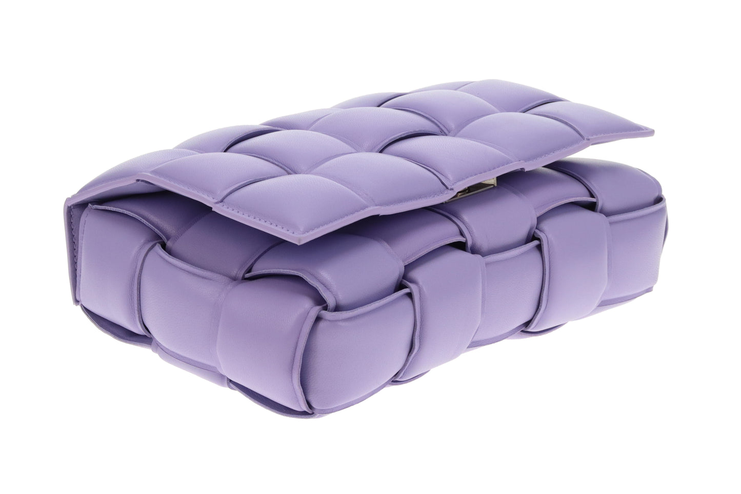 Bottega Veneta Cassette Padded In Lavender Nappa Leather