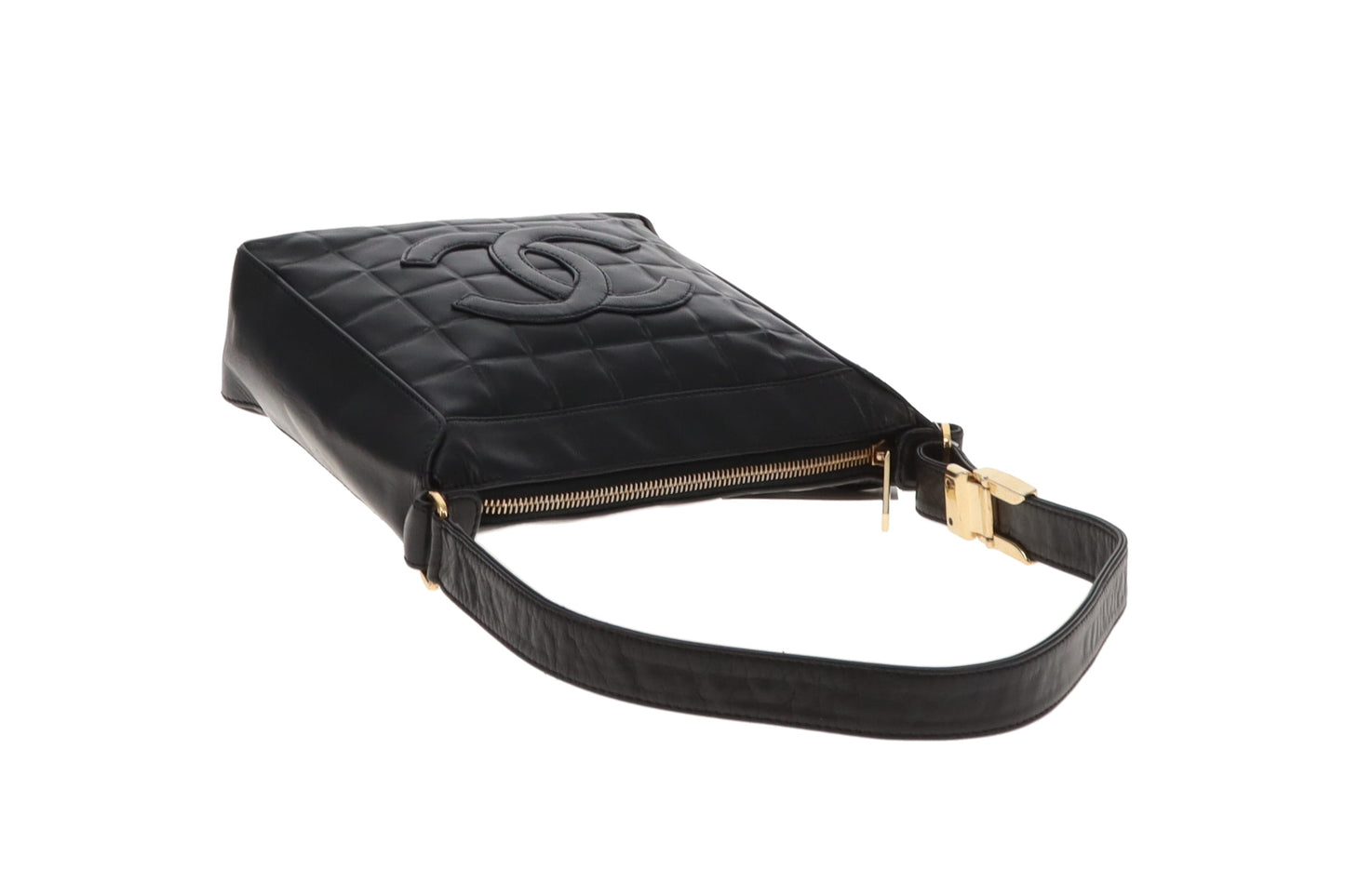 Chanel CC Chocolate Bar Lambskin Shoulder Bag 2000/02