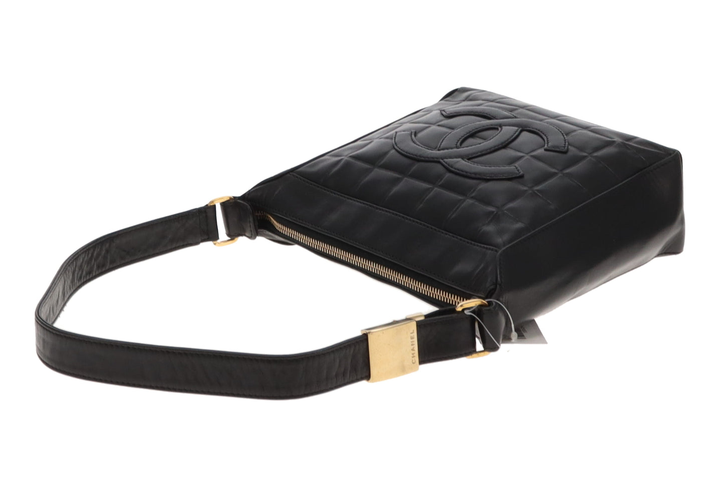Chanel CC Chocolate Bar Lambskin Shoulder Bag 2000/02