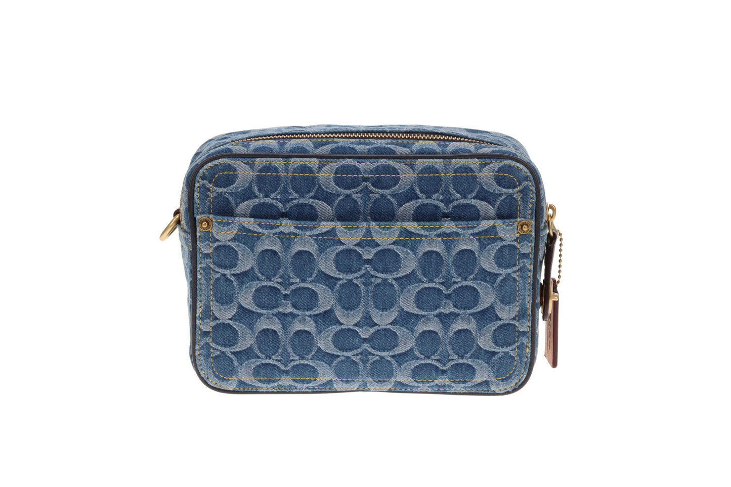 Coach Flight Bag Signature Denim Blue