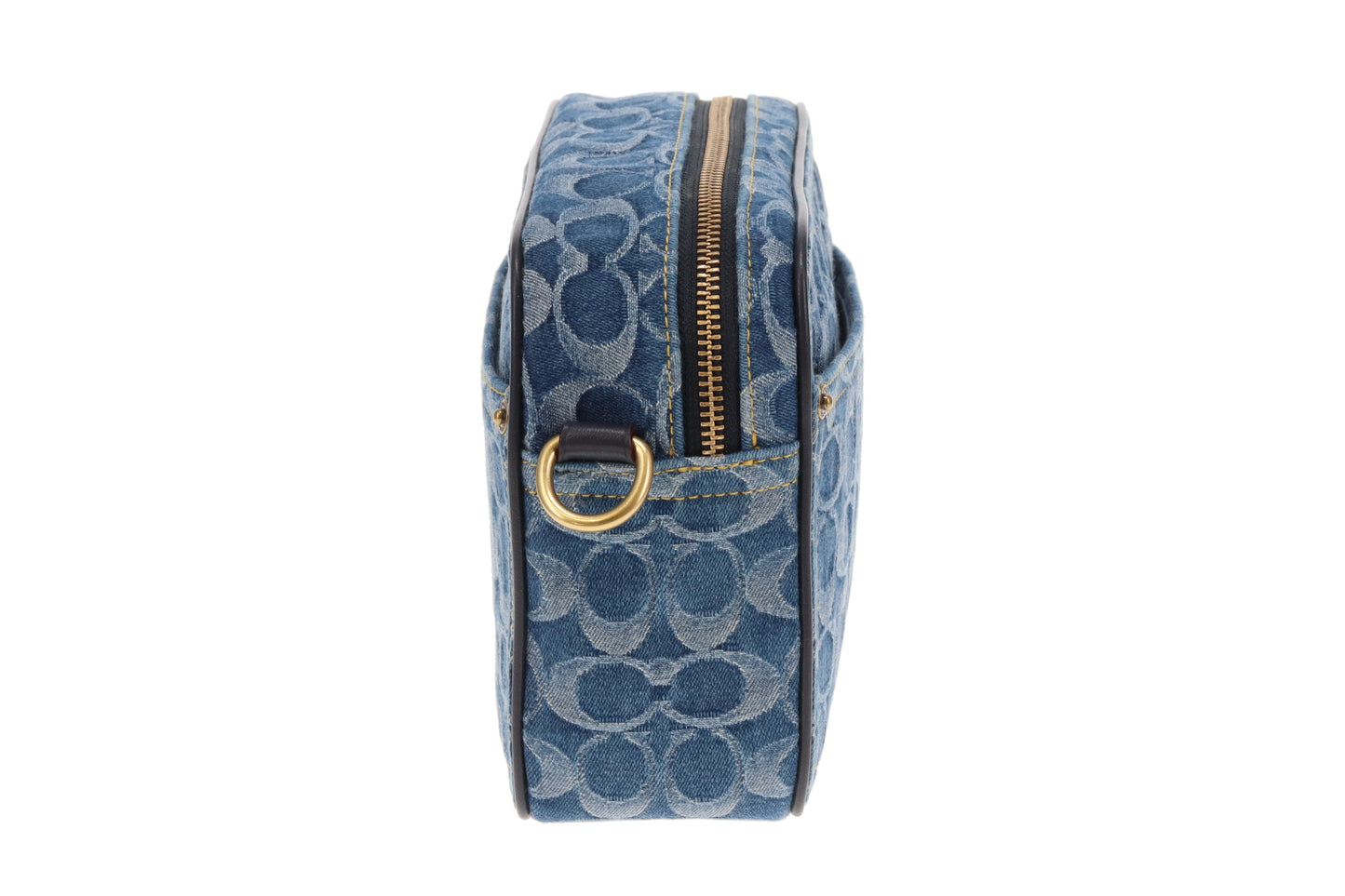 Coach Flight Bag Signature Denim Blue