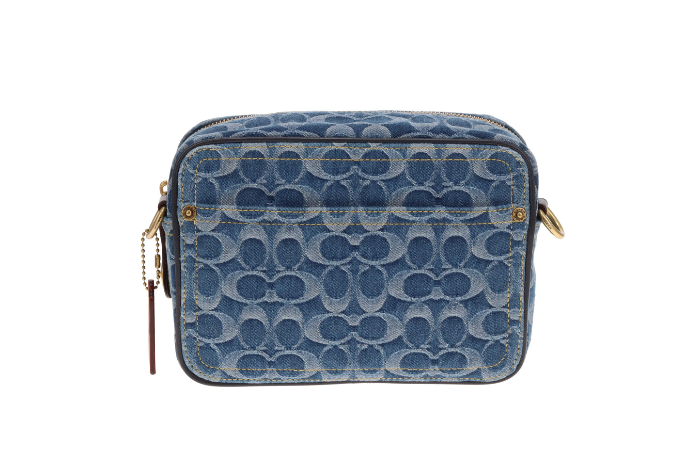 Coach Flight Bag Signature Denim Blue