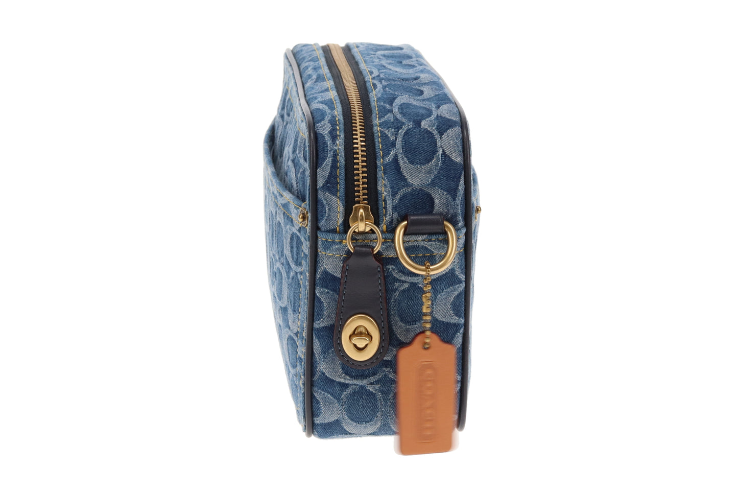Coach Flight Bag Signature Denim Blue