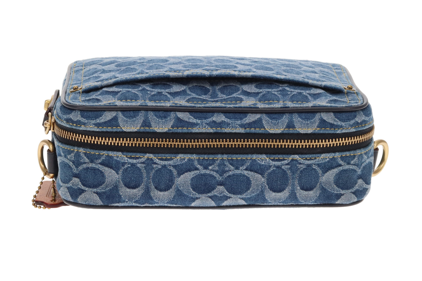 Coach Flight Bag Signature Denim Blue