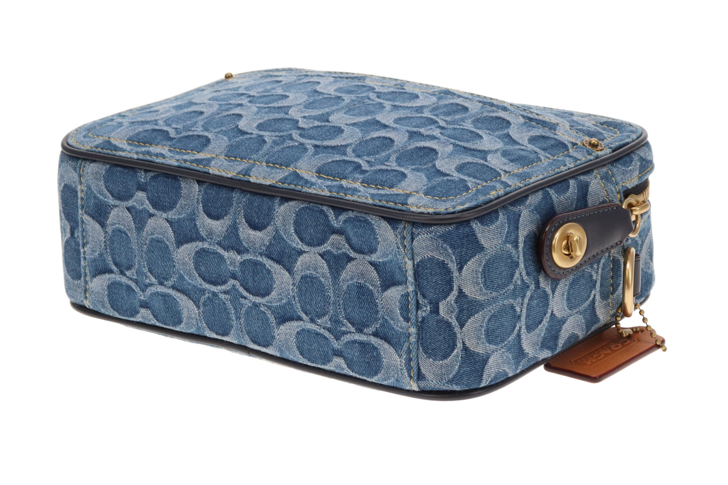 Coach Flight Bag Signature Denim Blue