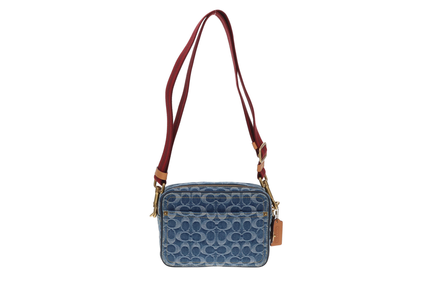 Coach Flight Bag Signature Denim Blue