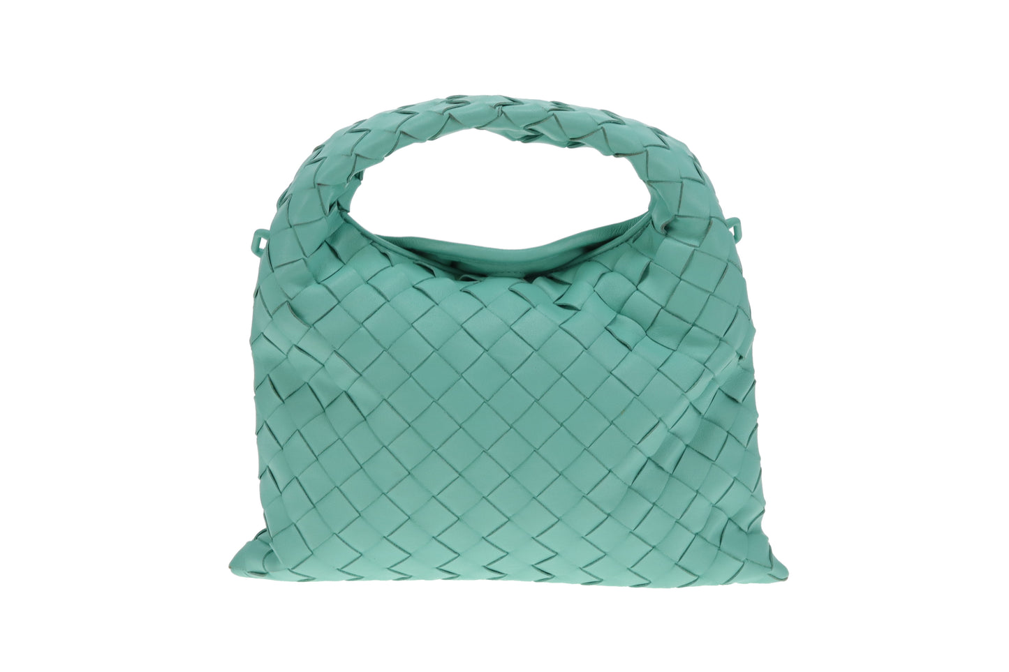Bottega Veneta Hop Mini Inrecciato In Green Oasis