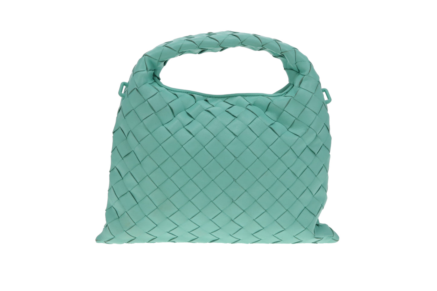 Bottega Veneta Hop Mini Inrecciato In Green Oasis