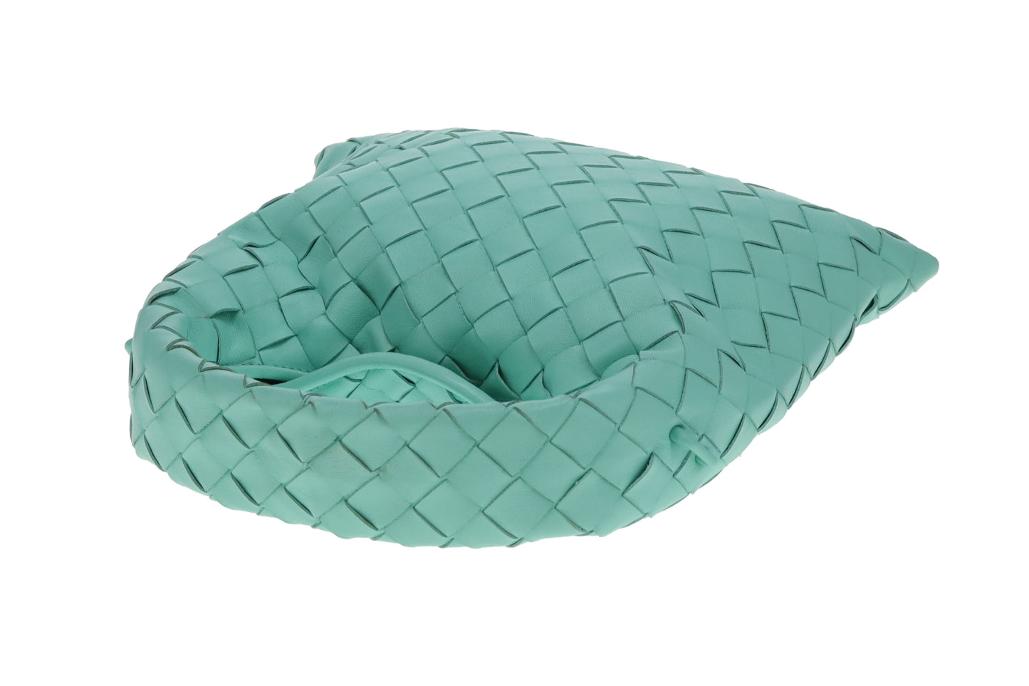 Bottega Veneta Hop Mini Inrecciato In Green Oasis
