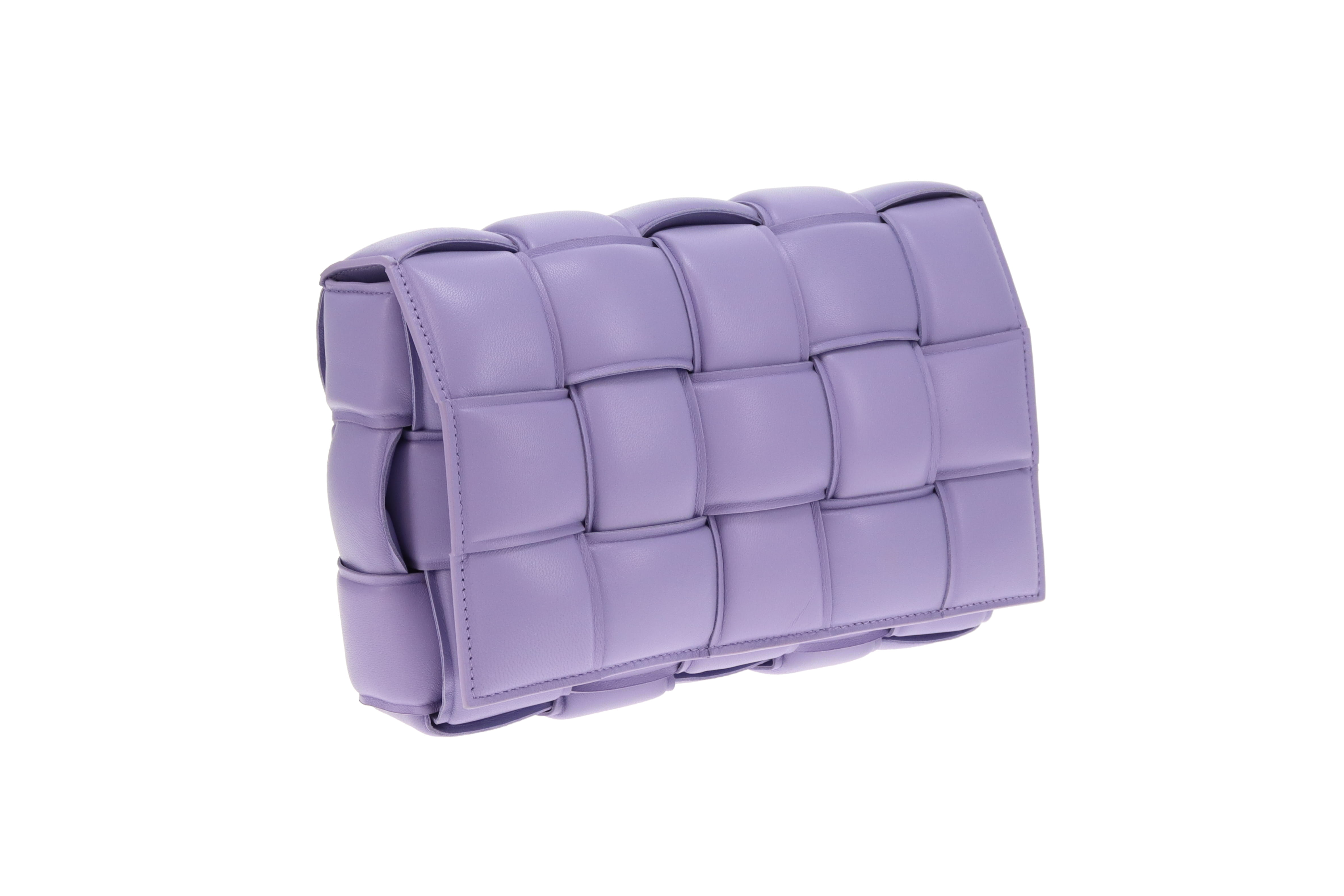 Bottega Veneta Cassette Padded Lavender Nappa Leather | Pre-Owned