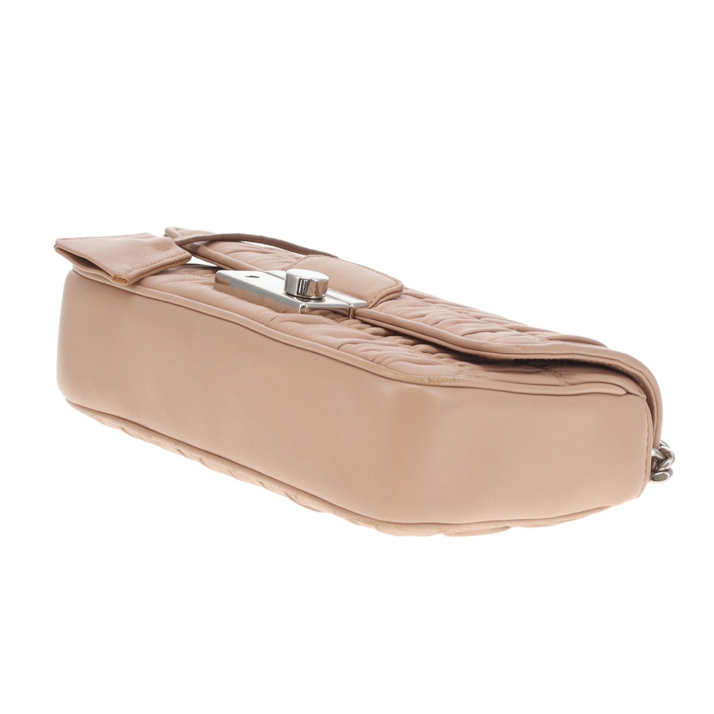 Prada Gaufre Push Lock Shoulder Bag Cammeo
