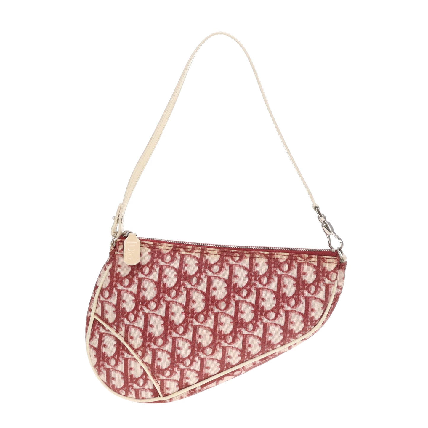 Dior Saddle Bag Mini Vintage Red/White Oblique