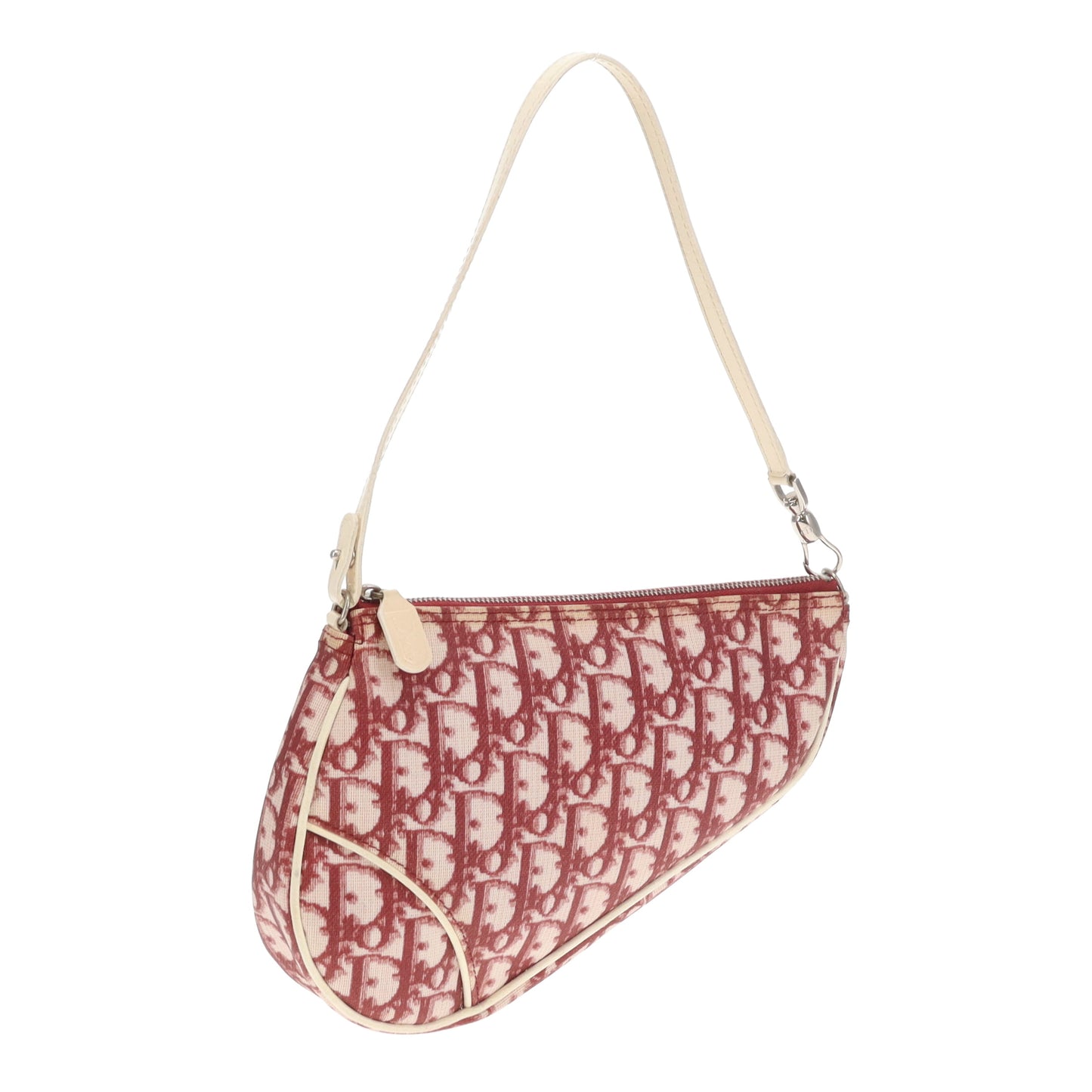 Dior Saddle Bag Mini Vintage Red/White Oblique
