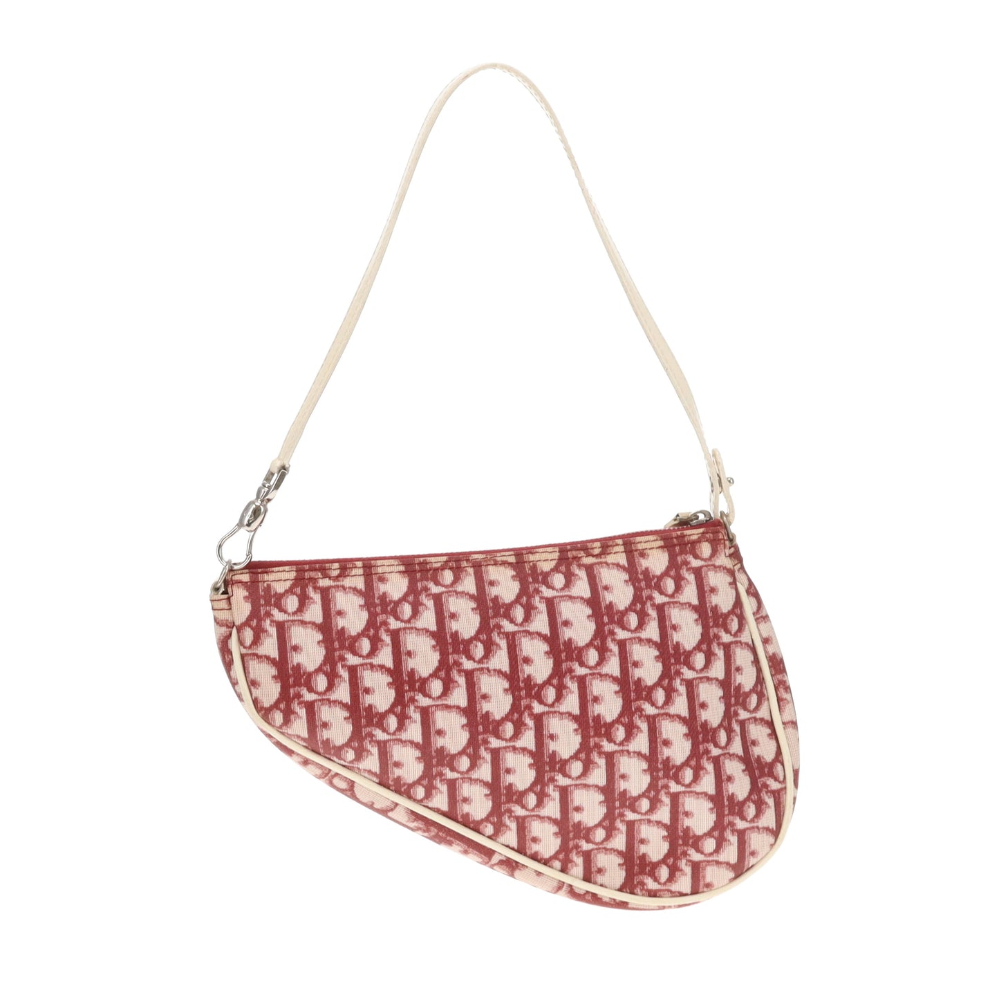 Dior Saddle Bag Mini Vintage Red/White Oblique