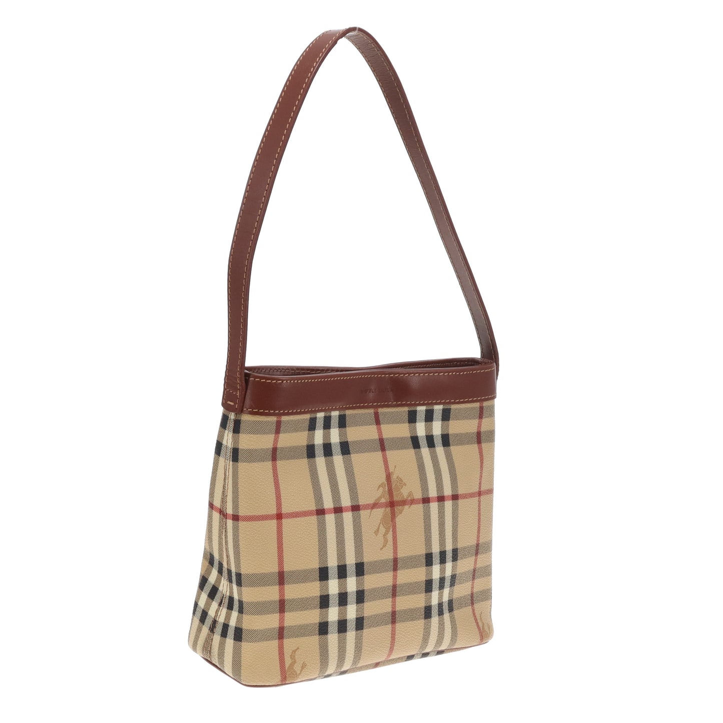 Burberry Haymarket Shoulder Bag Small