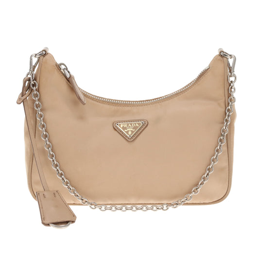 Prada Re-Edition 2005 Beige Re-Nylon Bag