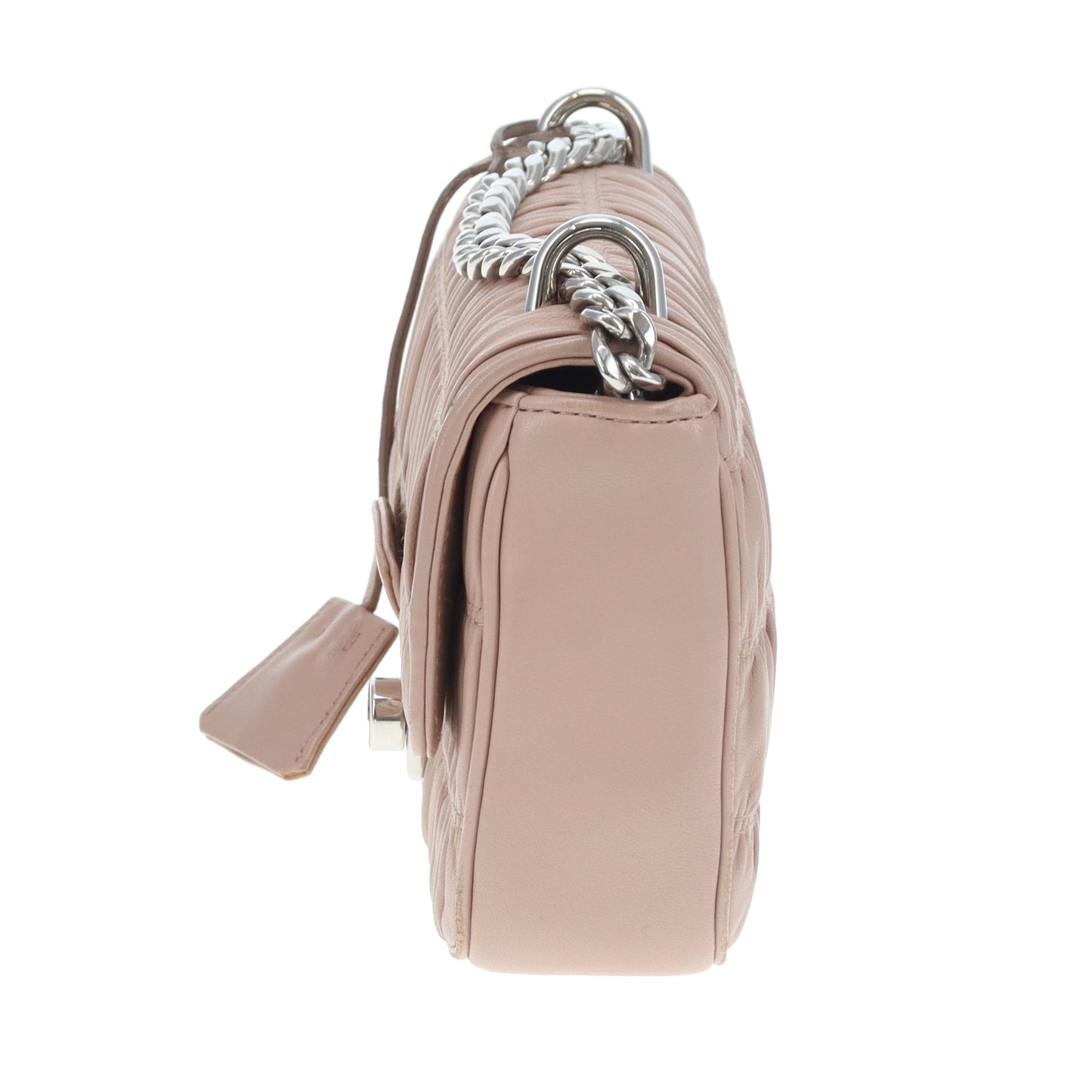 Prada Gaufre Push Lock Shoulder Bag Cammeo
