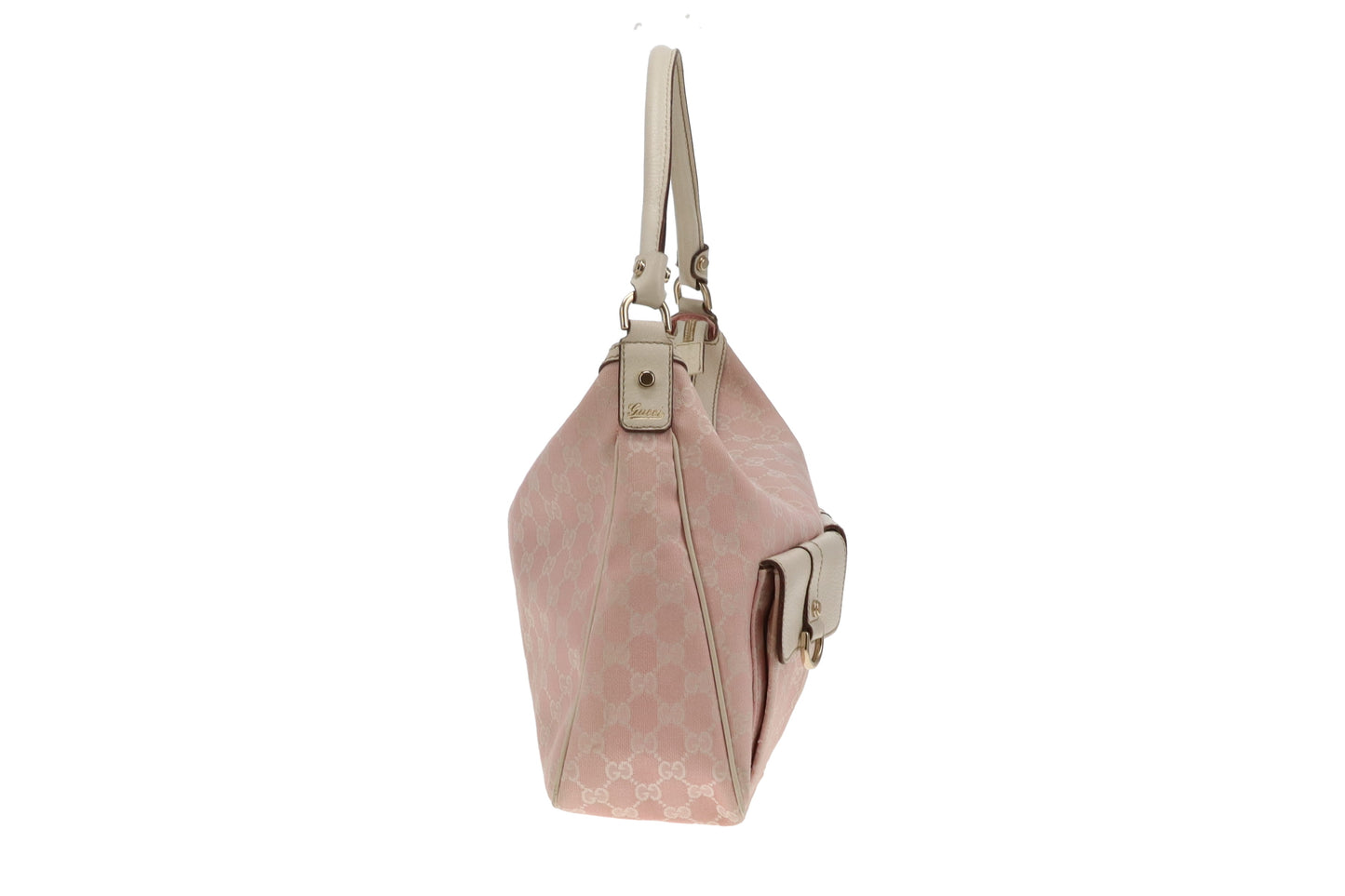 Gucci Abbey Twin Pocket Shoulder Bag Pink GG