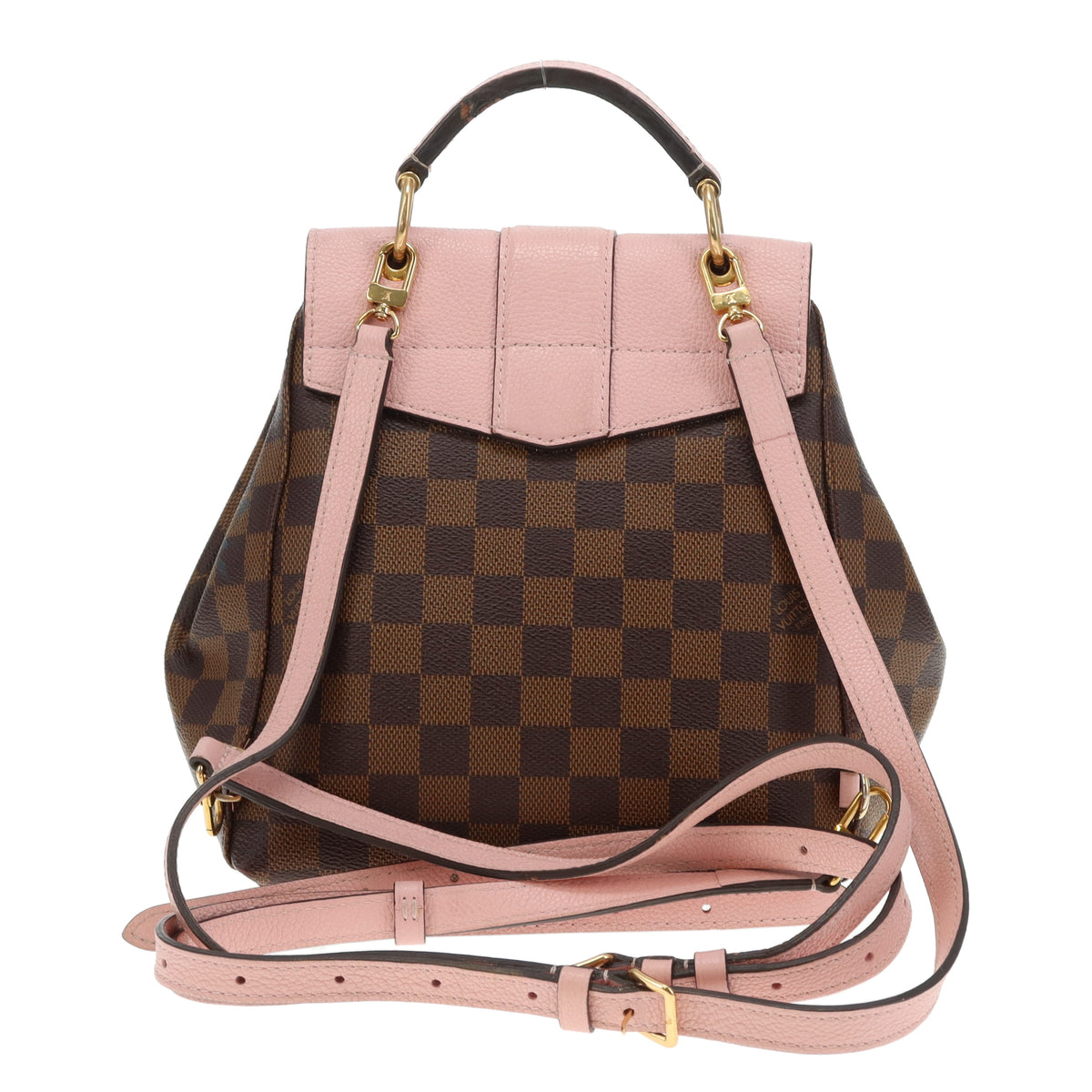Louis Vuitton Clapton Backpack Damier Ebene and Pink SR0119 - 2019