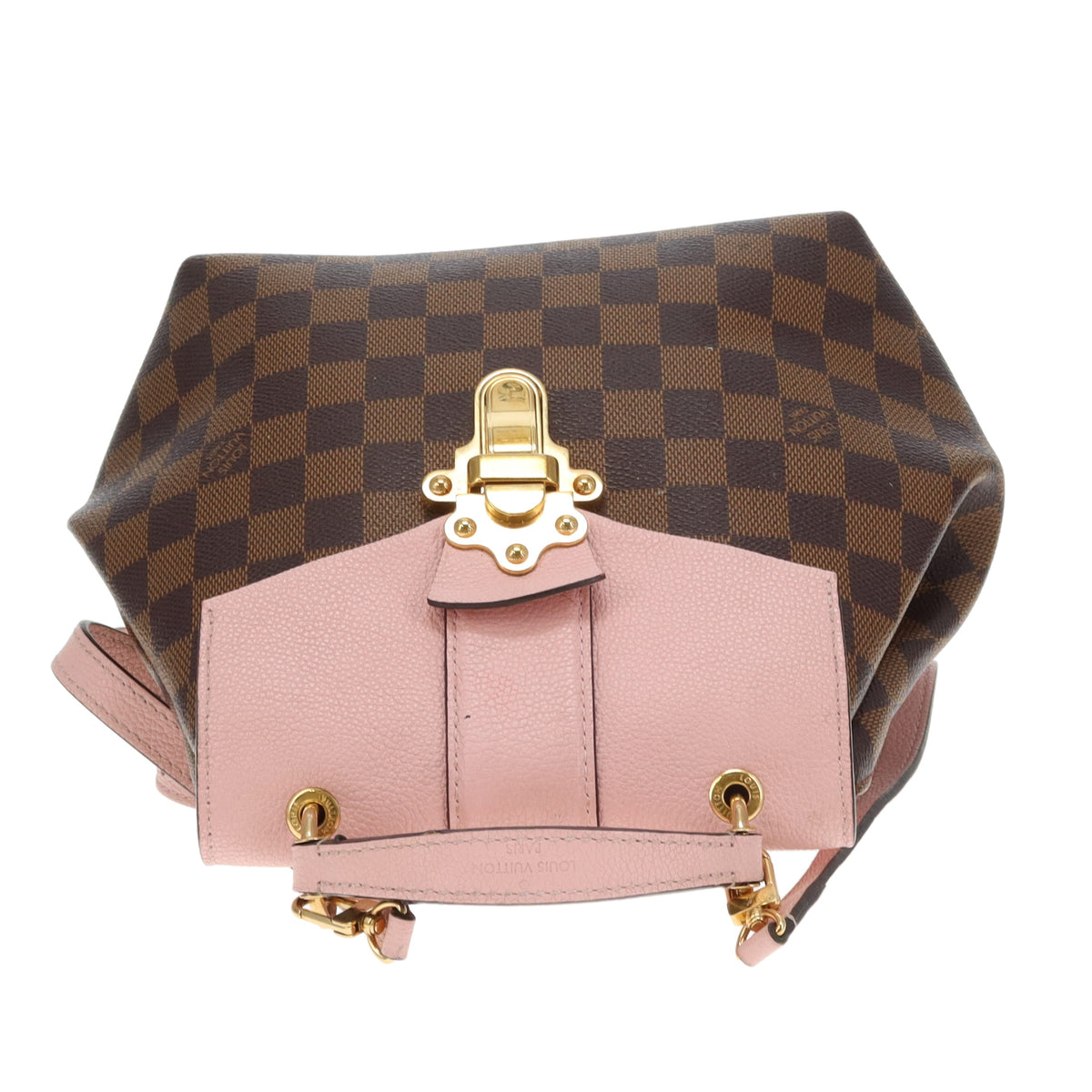 Louis Vuitton Clapton Backpack Damier Ebene and Pink SR0119 - 2019
