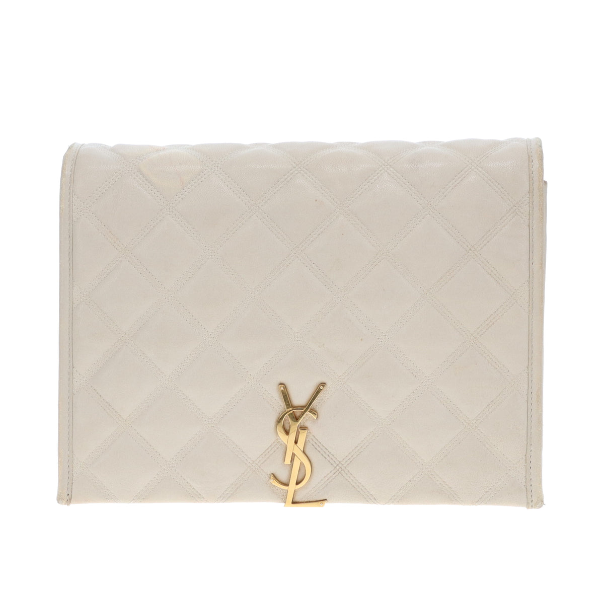 Saint Laurent Becky Chain Bag Ivory GHW 2020