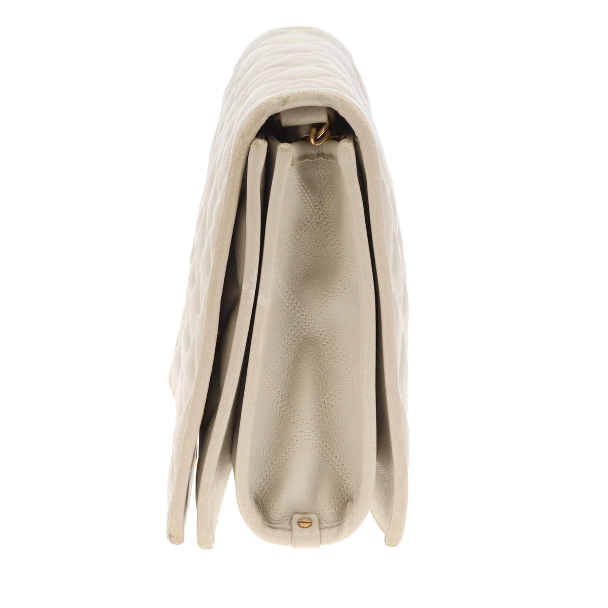 Saint Laurent Becky Chain Bag Ivory GHW 2020