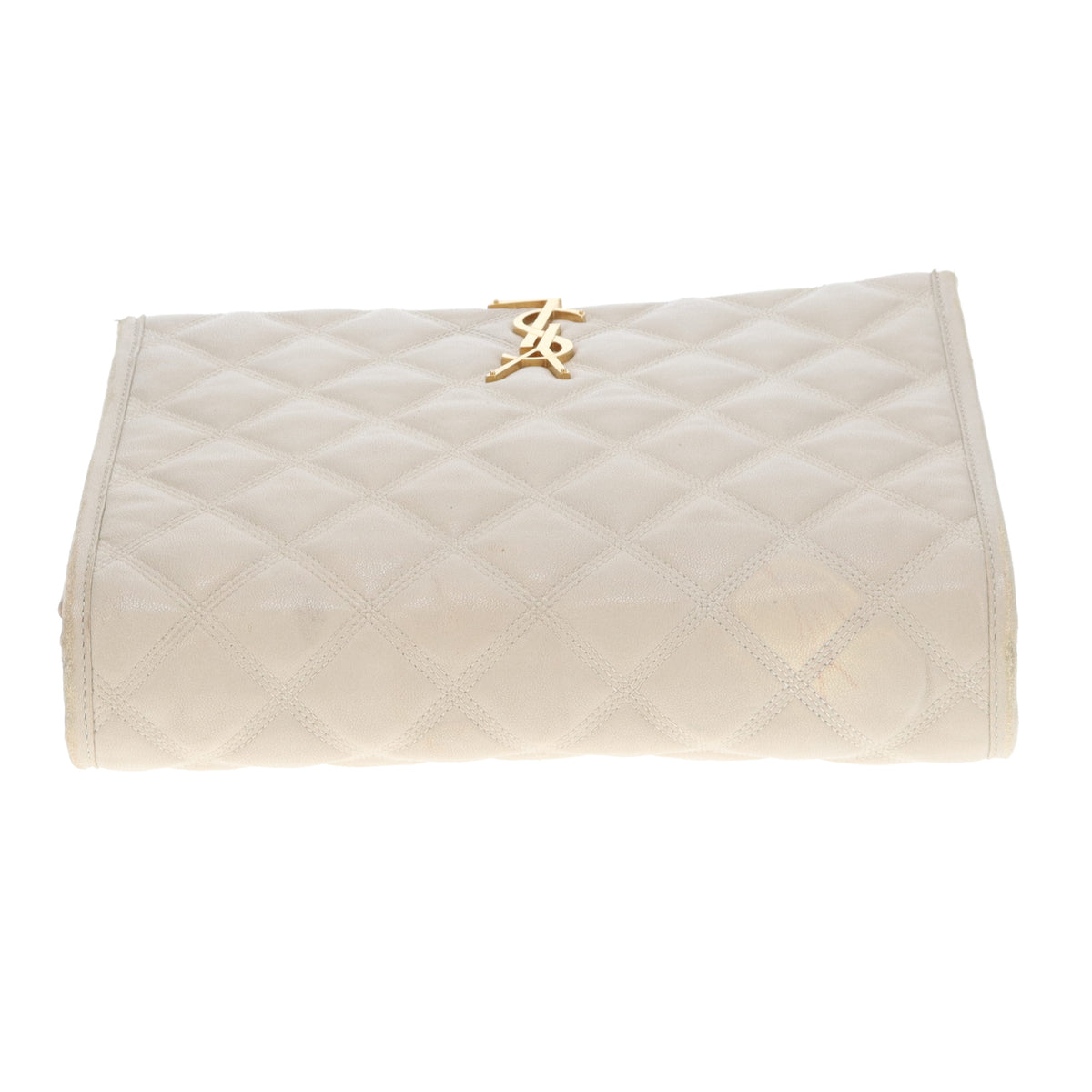 Saint Laurent Becky Chain Bag Ivory GHW 2020
