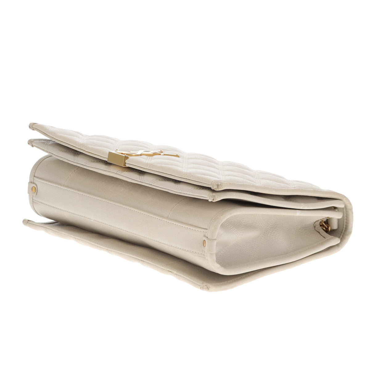 Saint Laurent Becky Chain Bag Ivory GHW 2020