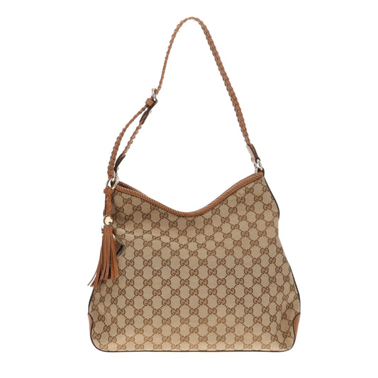 Gucci Marrakech Hobo Shoulder Bag GG Canvas